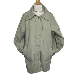 totes ISOTONER Womens Lightweight Casual Trench Coat Khaki Size‎ L